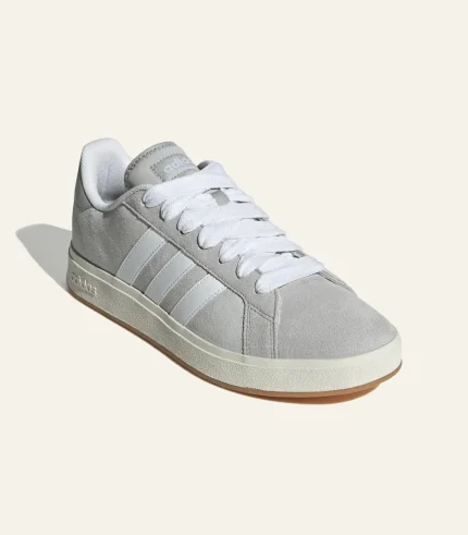 Homme Pataugas Baskets Gris Adidas Grand Court (5)