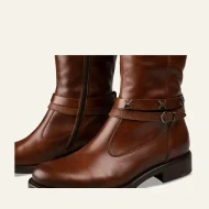 Marron Femme Bottes Pataugas (2)