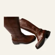 Marron Femme Bottes Pataugas (3)
