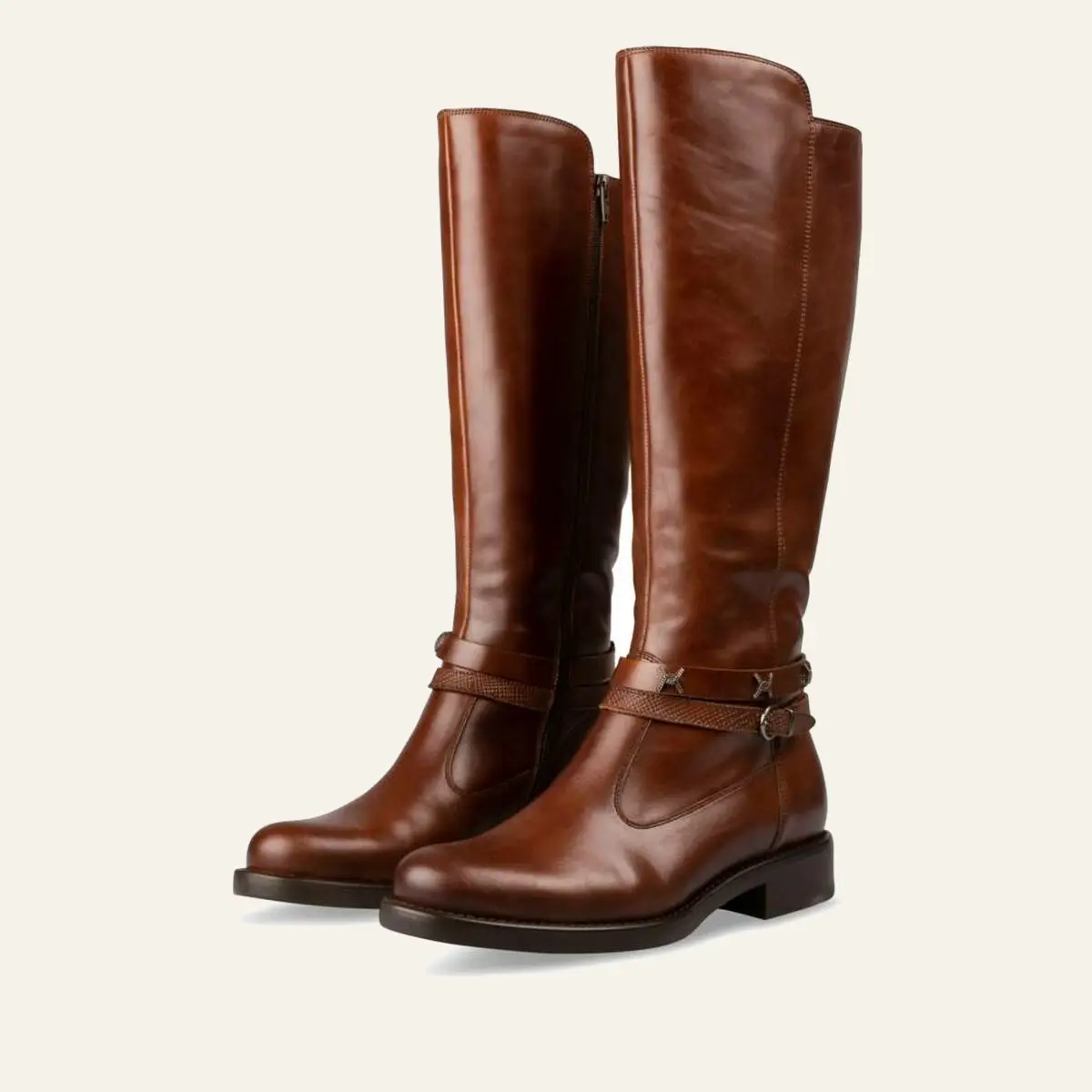 Marron Femme Bottes Pataugas (5)