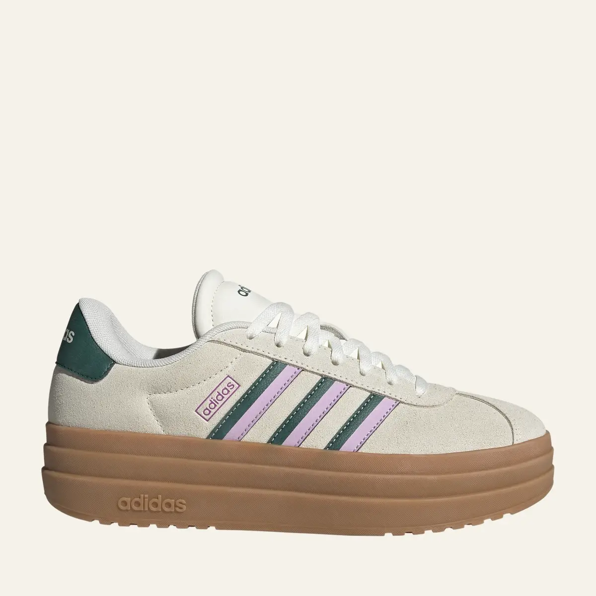 Pataugas Baskets Beige Adidas vl Court Bold (1)