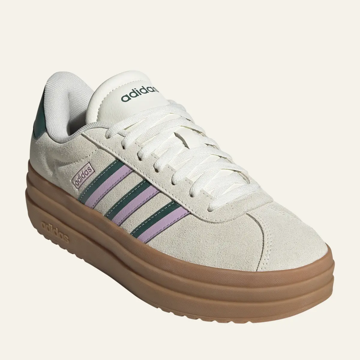 Pataugas Baskets Beige Adidas vl Court Bold (5)