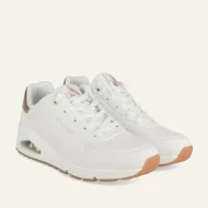 Pataugas Baskets Blanc Skechers Uno Femme (3)