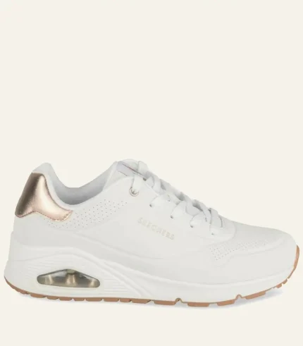 Pataugas Baskets Blanc Skechers Uno Femme (4)