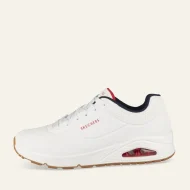 Pataugas Baskets Homme Blanc Skechers Uno (1)