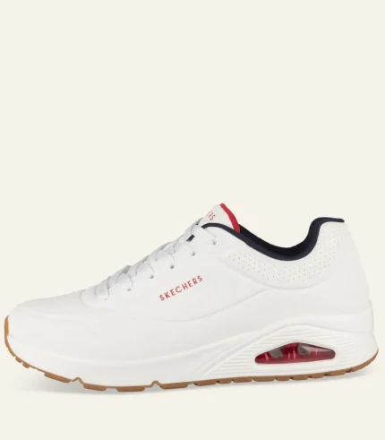 Pataugas Baskets Homme Blanc Skechers Uno (1)