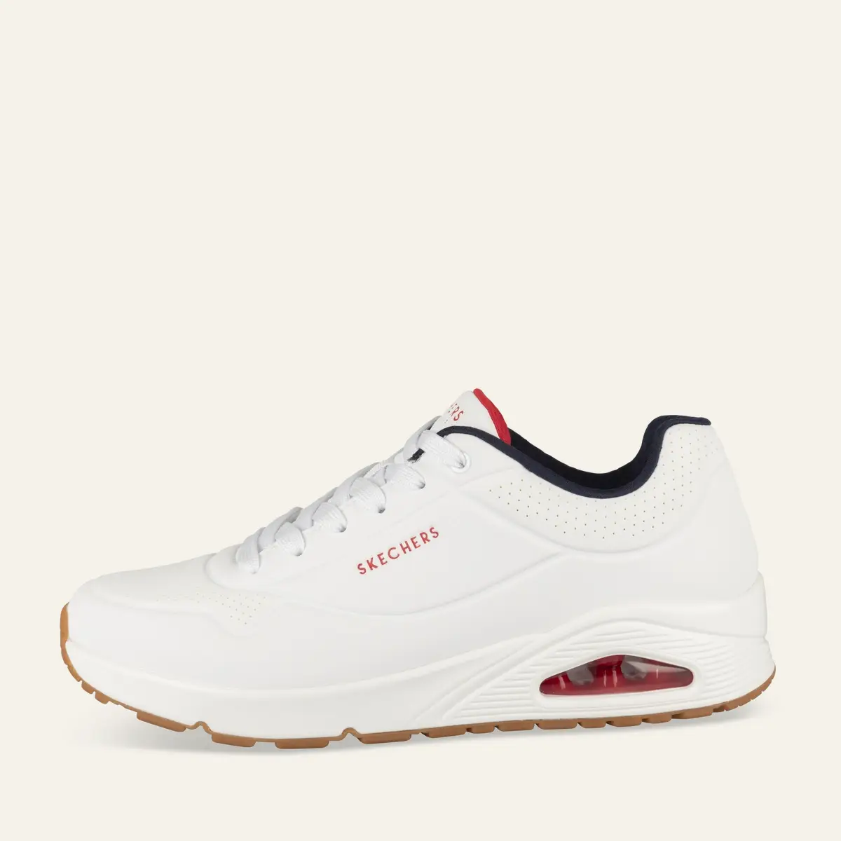 Pataugas Baskets Homme Blanc Skechers Uno (1)
