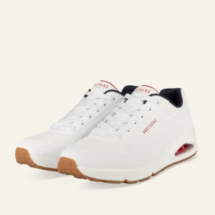 Pataugas Baskets Homme Blanc Skechers Uno (4)