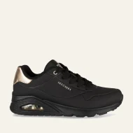 Pataugas Baskets Noir Skechers Uno Femme (4)