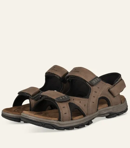 Pataugas Marron Homme Motif Uni Scratch (1)