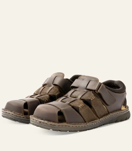 Pataugas Sandales Homme Marron (4)