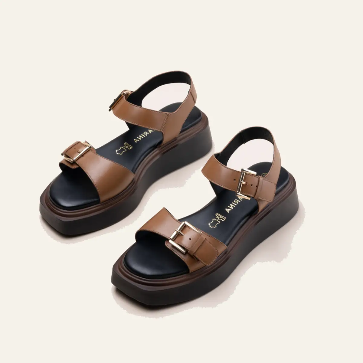 Pataugas Sandales Marron Femme (1)