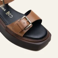 Pataugas Sandales Marron Femme (3)